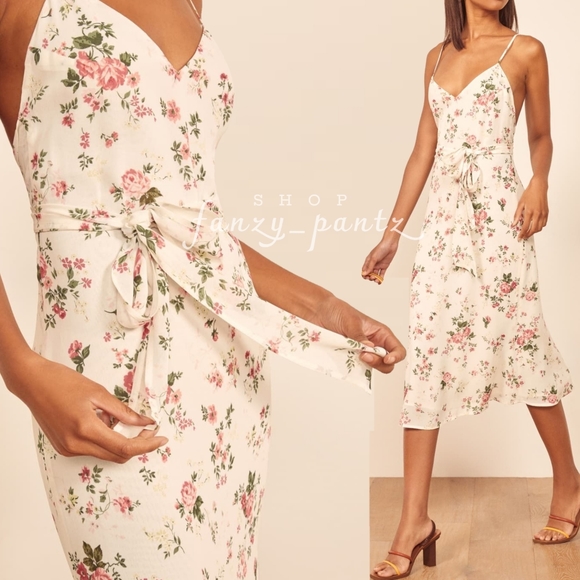 Reformation Dresses & Skirts - NWT Reformation Dietrich Foral midi slip dress 12